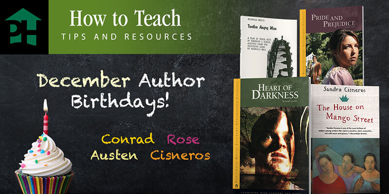 December Author Birthdays & Teaching Resources